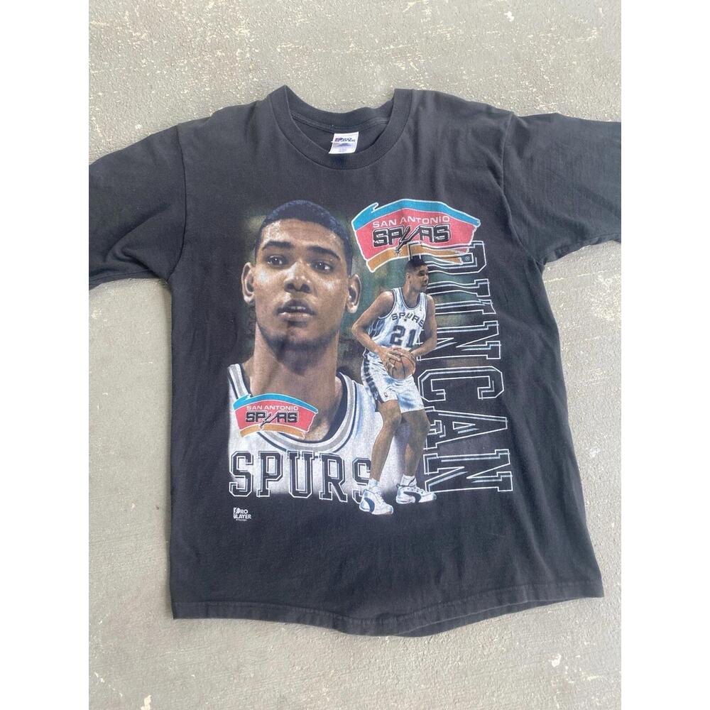 Tim Duncan Spurs Big Face Size Large